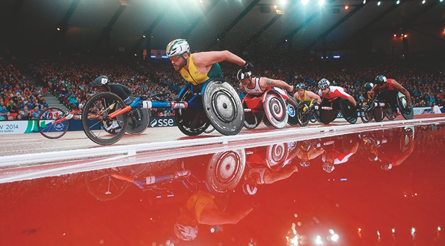 Kurt Fearnley AO in action Kurt Fearnley AO in action