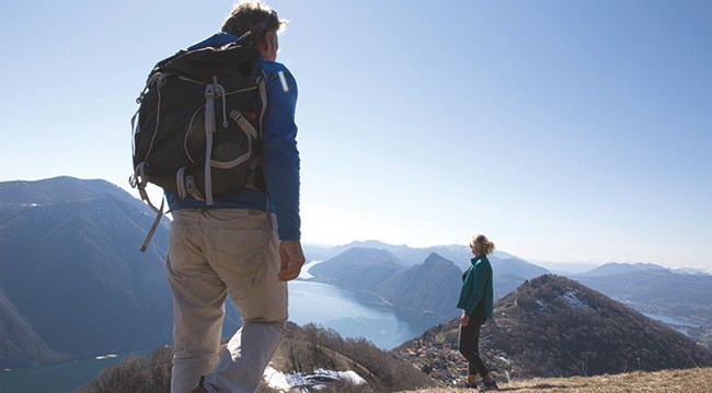 People hiking People hiking