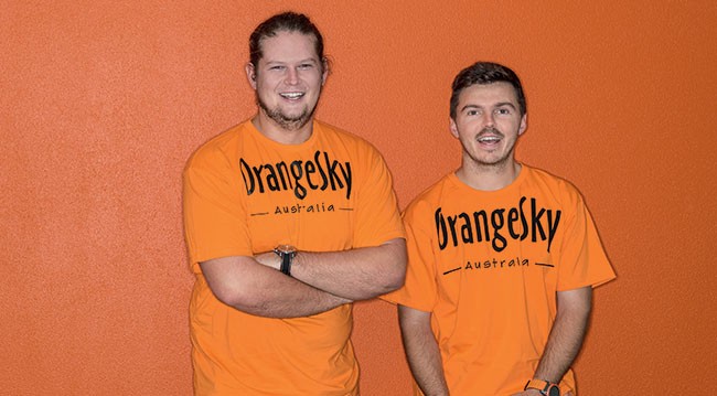 Orange Sky founders