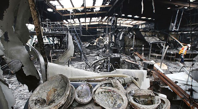 Aftermath of bushfires in Mallcoota 