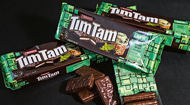 packets of tim tams