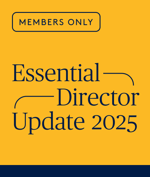 Essential Director Update 2025