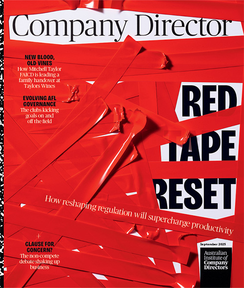 Australia's leading magazine for directors.