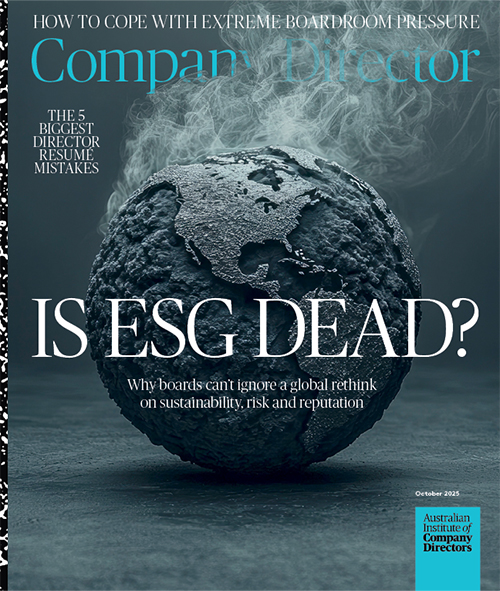 Australia's leading magazine for directors.