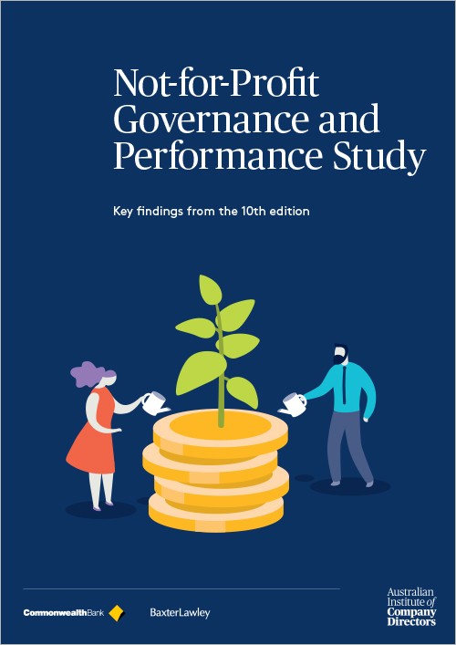 not-for-profit governance and performance study not-for-profit governance and performance study