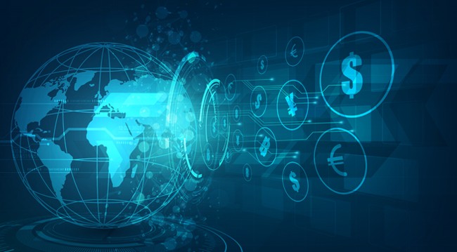 global economy money symbols