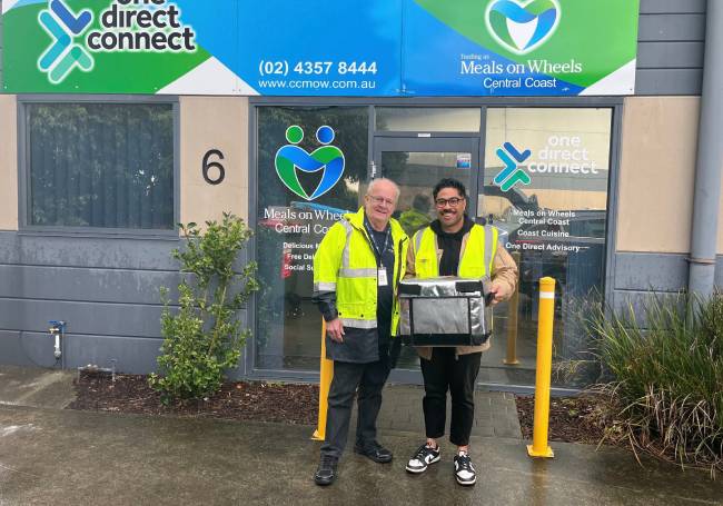 Meals on Wheels Central Coast director Stewart Lemalu