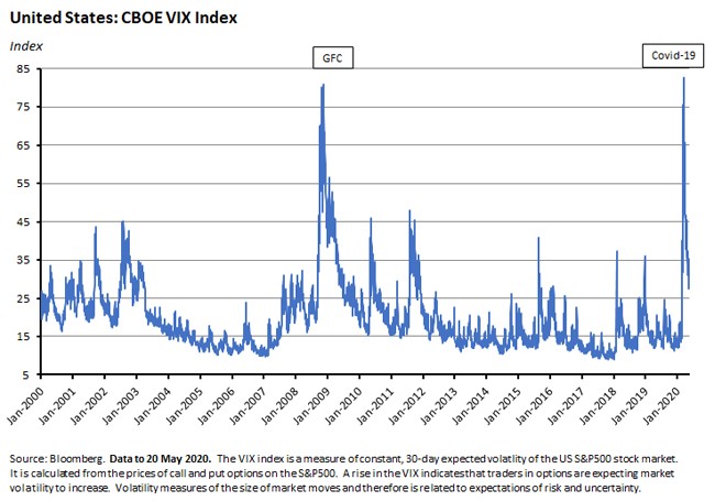 US: CBOE VIX Index 220520