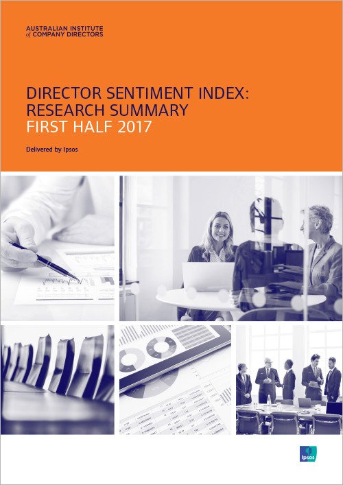 Director sentiment index research summary first half 2017