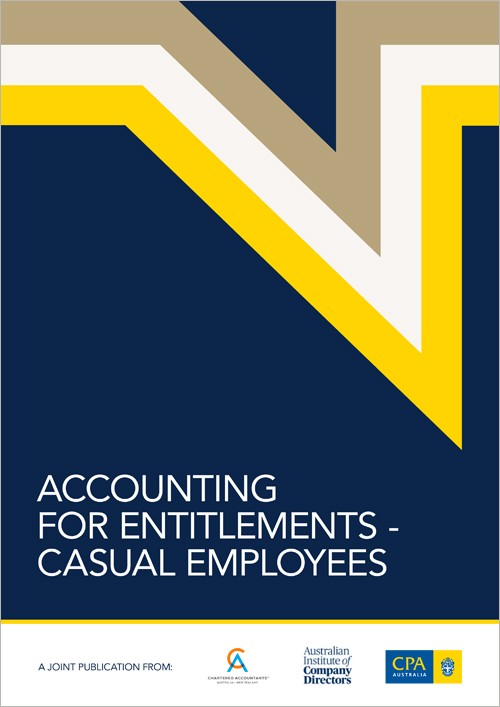 Accounting for entitlements - casual employees report cover