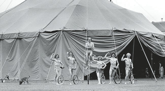 vintage photo of the circus in 1978 vintage photo of the circus in 1978