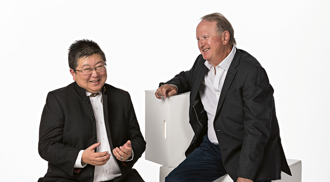 Ivy Chen and Peter Mansell Ivy Chen and Peter Mansell