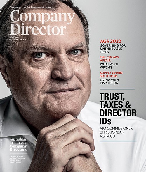 Cover of April magazine