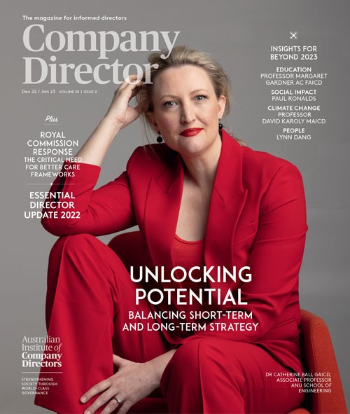 Cover of December magazine