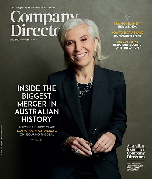 Cover of July magazine