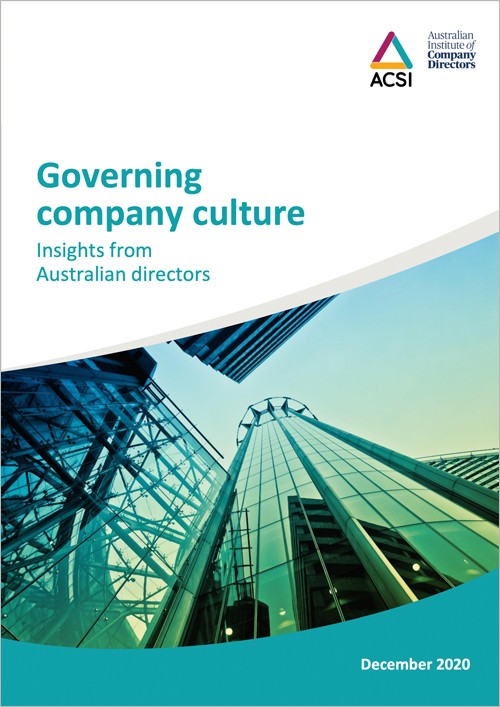 governing company culture cover