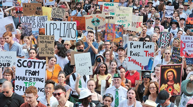 climate change protesters