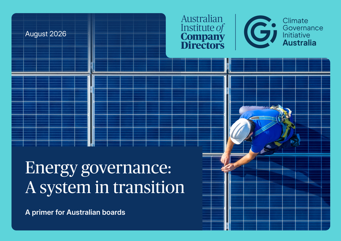 Cover of Energy governance: A system in transition