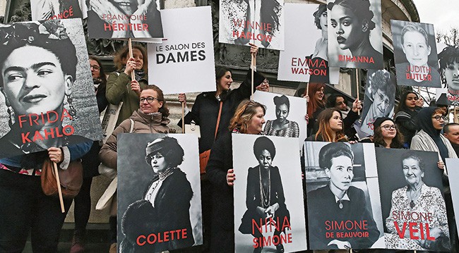 Womens rights protest Female rights protest