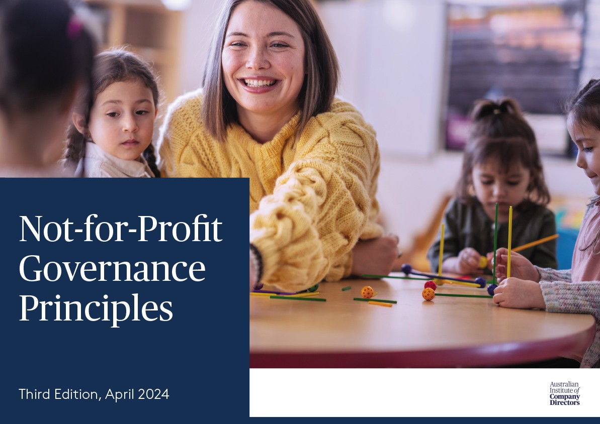 Not-for-Profit Governance Principles Not-for-Profit Governance Principles
